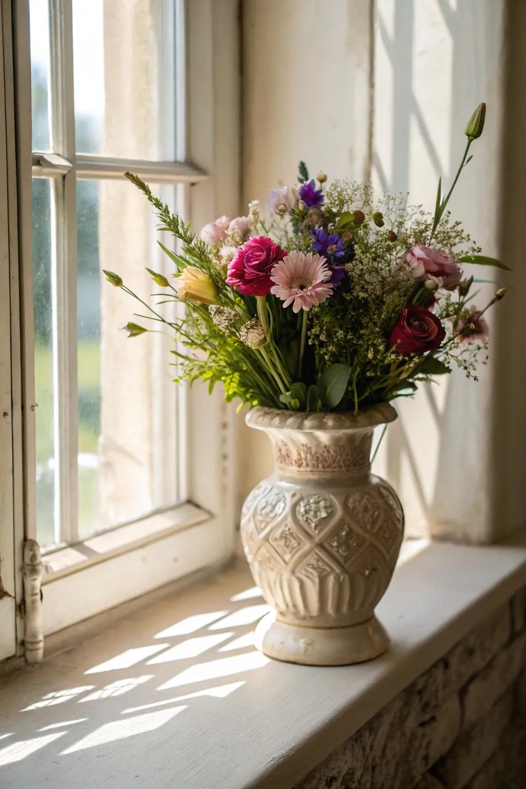 Bring life to your home with a handmade porcelain vase.