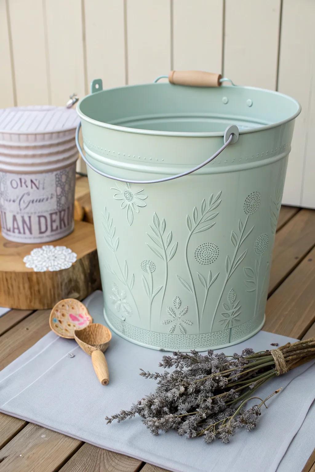 Churn your own style: Transform a simple 5-gallon bucket into a chic ice cream maker with Scandinavian flair.
