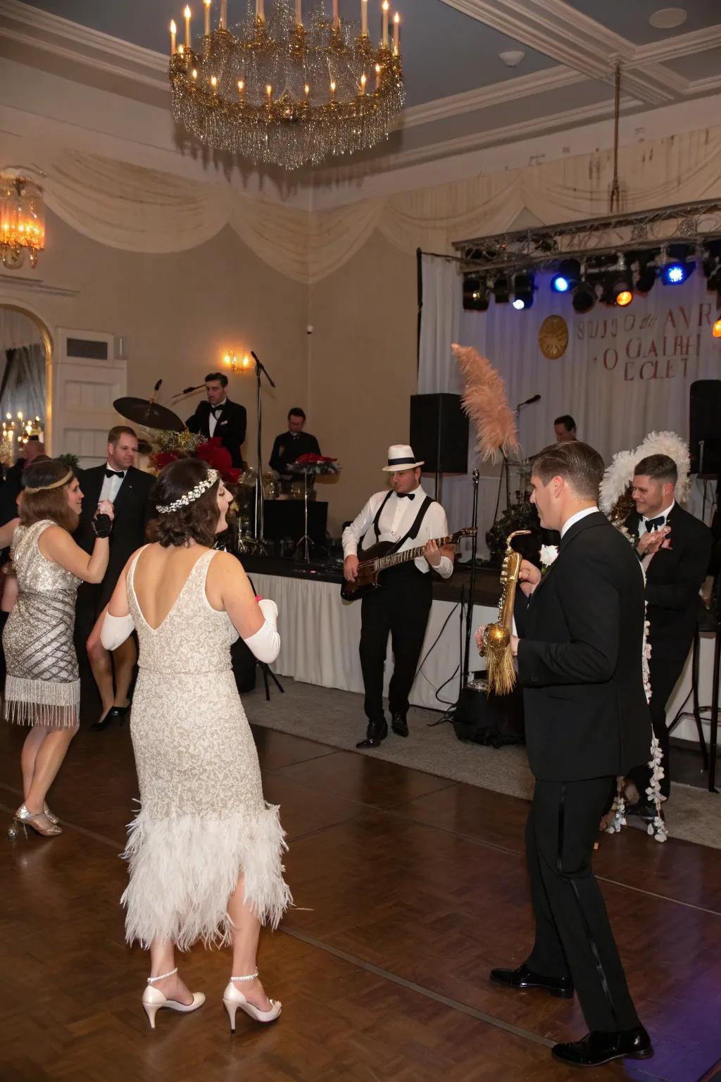 Step back in time with a Roaring Twenties celebration.