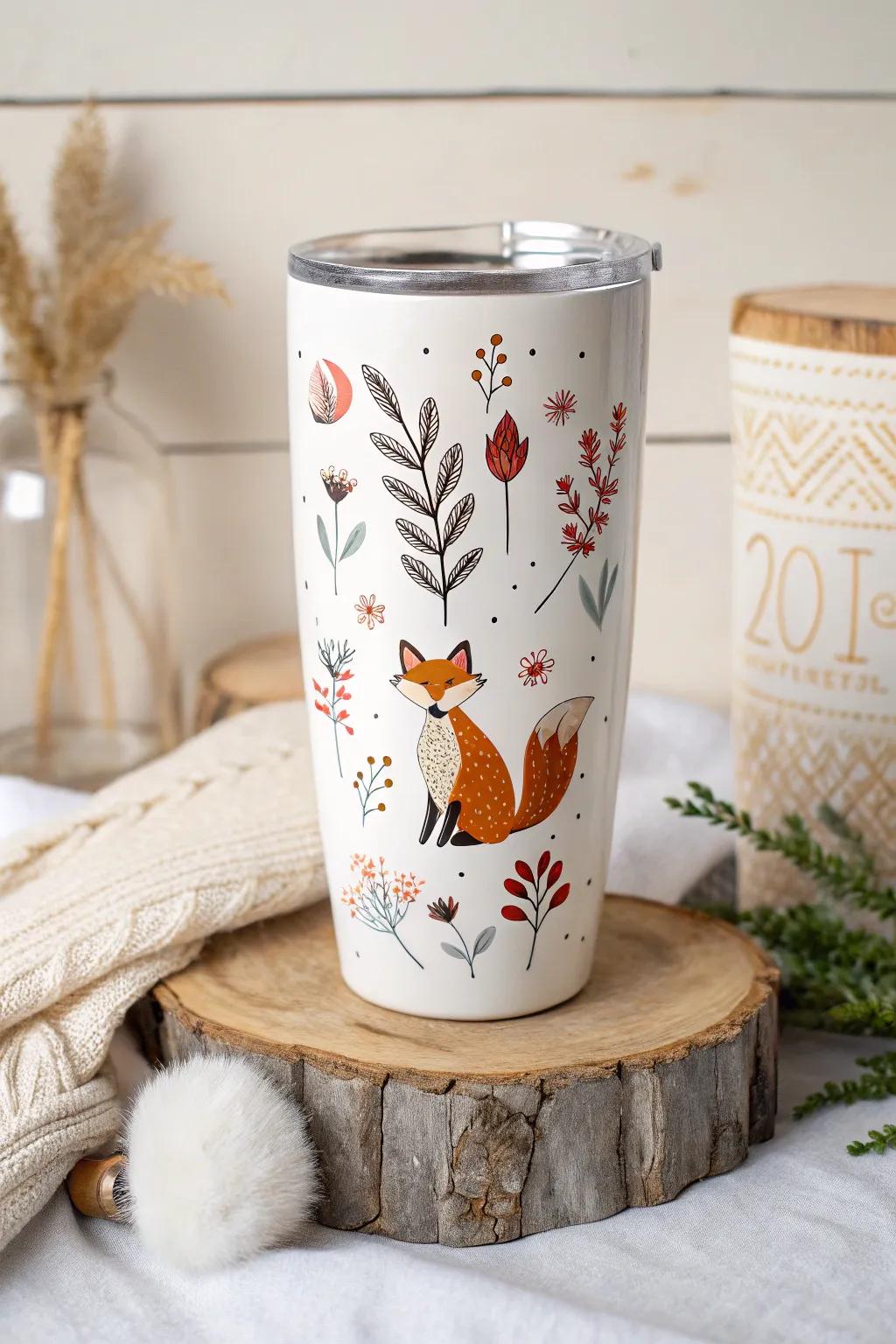 Add a touch of whimsy to your drinkware with enchanting animal motifs!