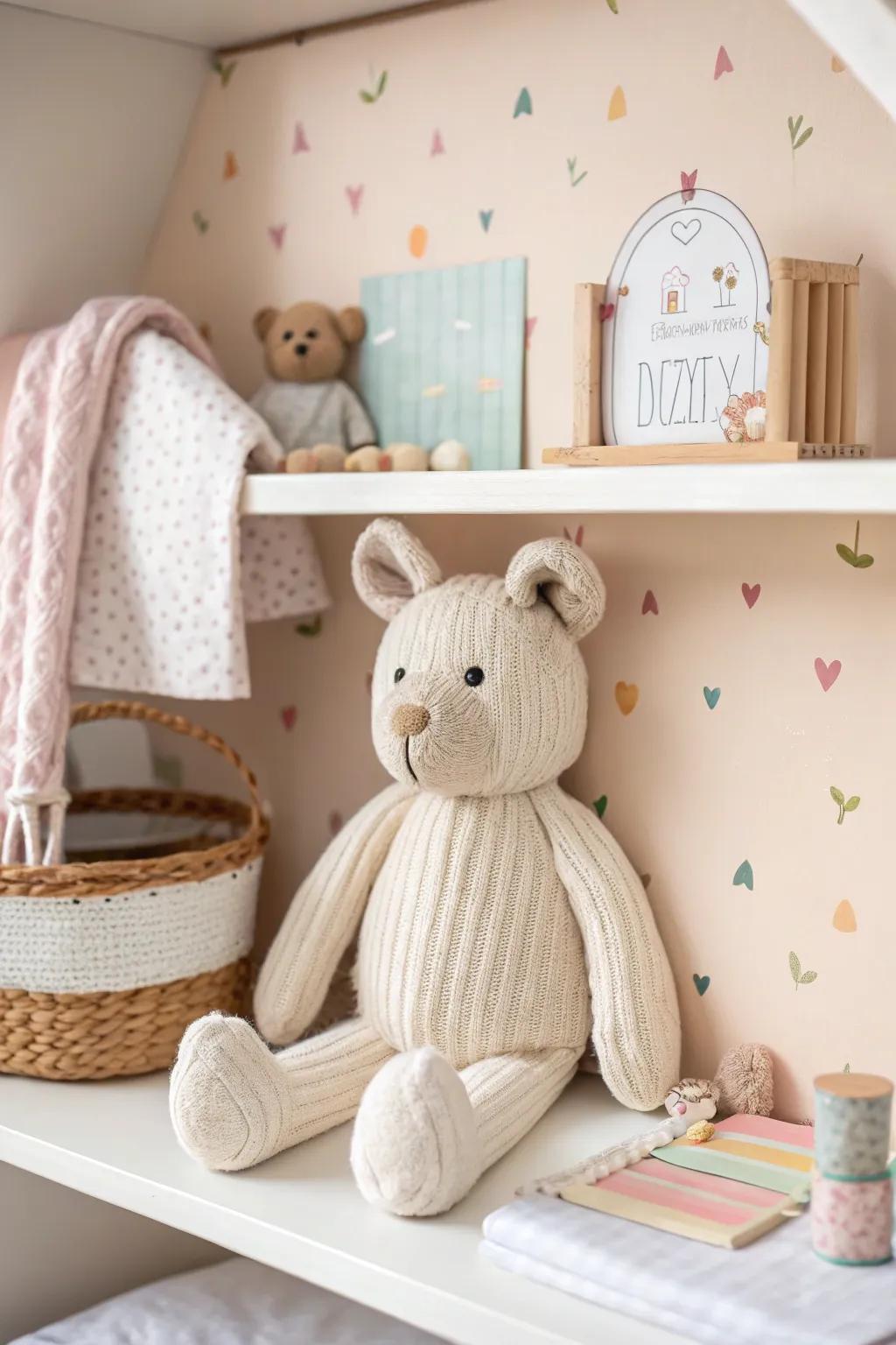 Handmade stuffed animals make cuddly companions and thoughtful gifts.