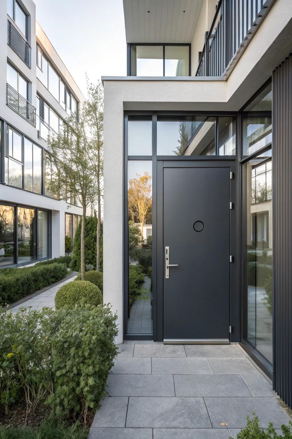 Steel doors bring a modern edge and robust protection to your home.