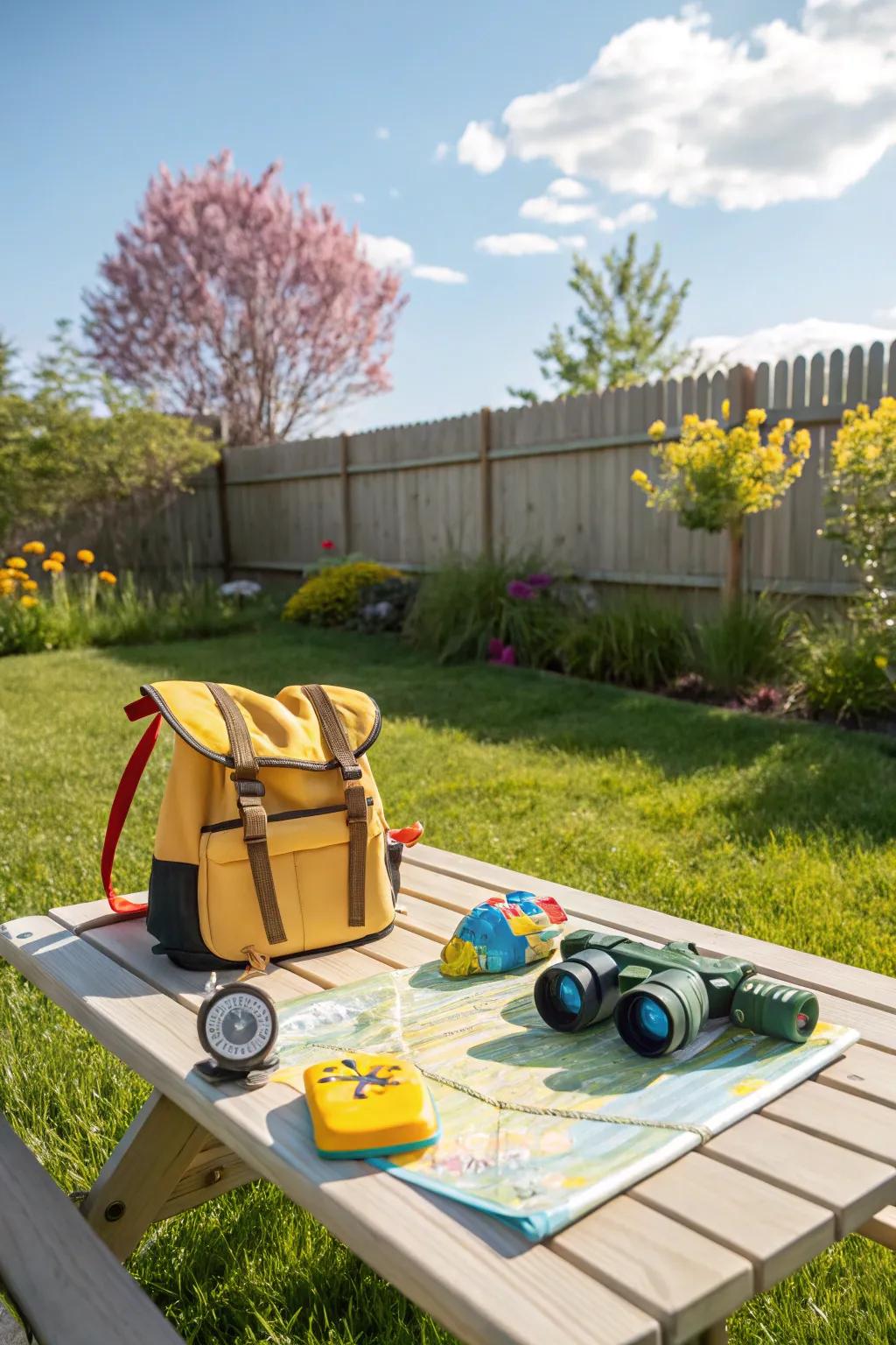 Encourage exploration and curiosity with an adventure kit perfect for outdoor play.