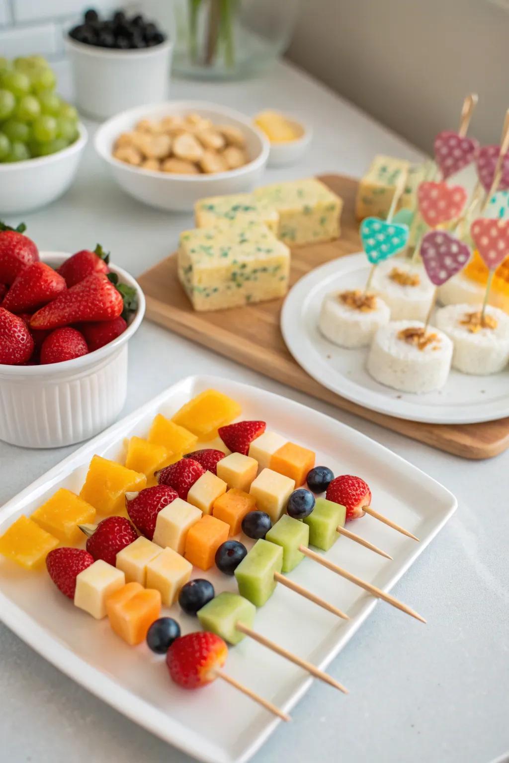 A simple snack bar is perfect for guests of all ages.