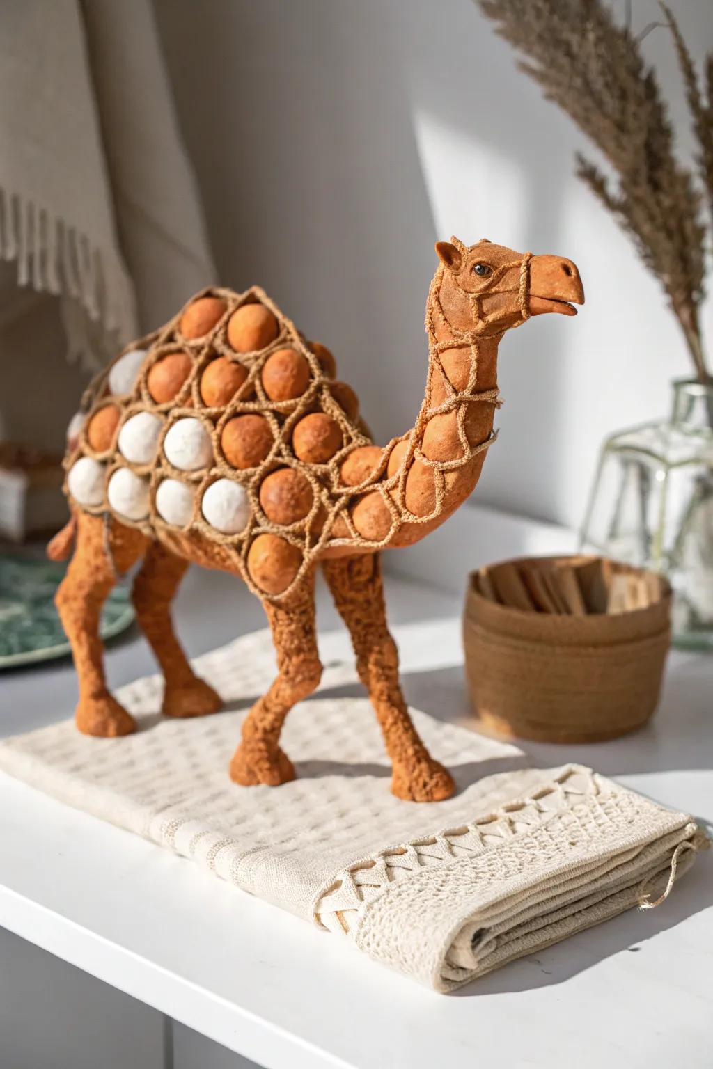 Transform egg cartons into charming camels with a sustainable twist. Perfect for eco-friendly craft lovers!