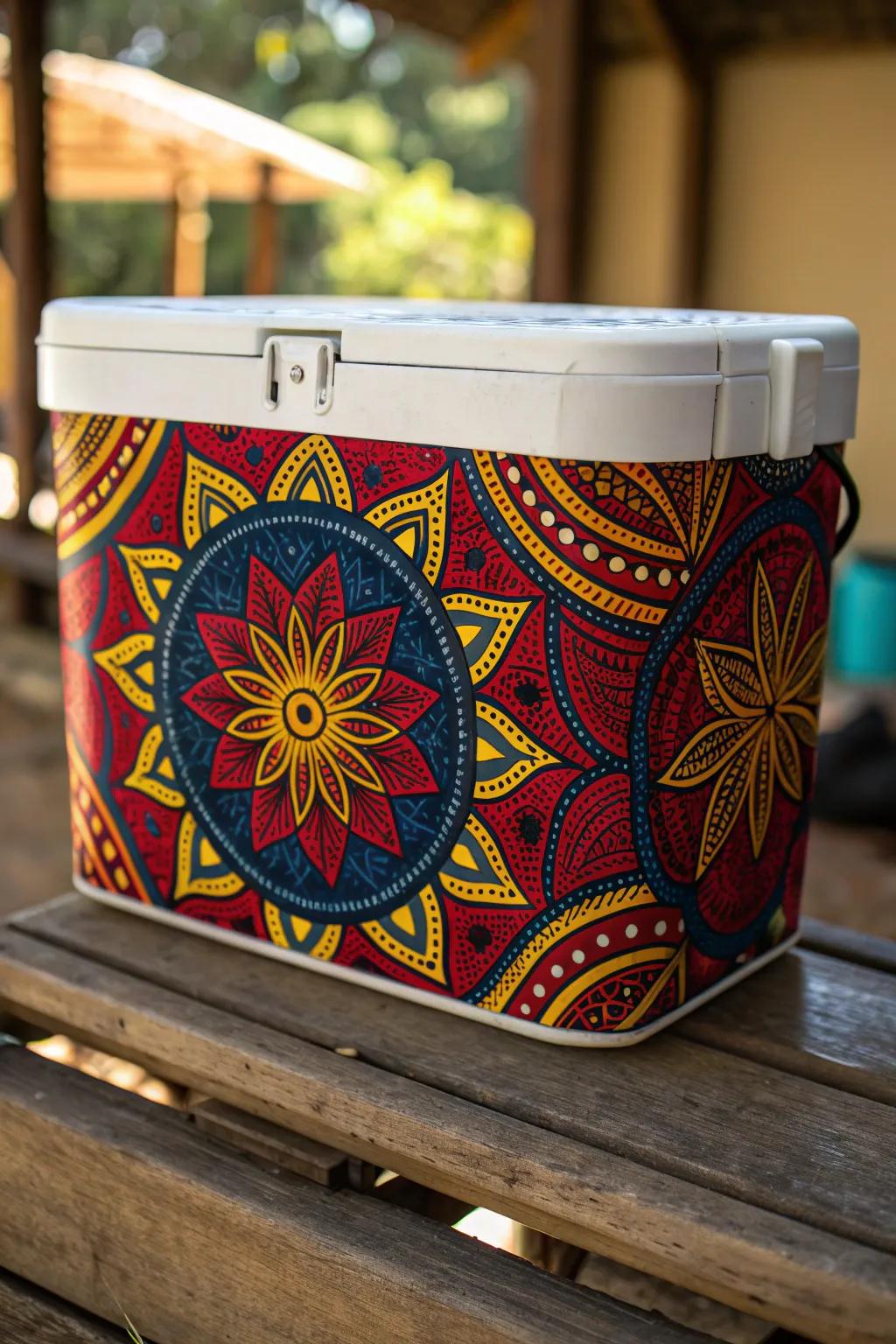 Stand out with a kaleidoscope cooler: where vibrant craftsmanship meets bold style.
