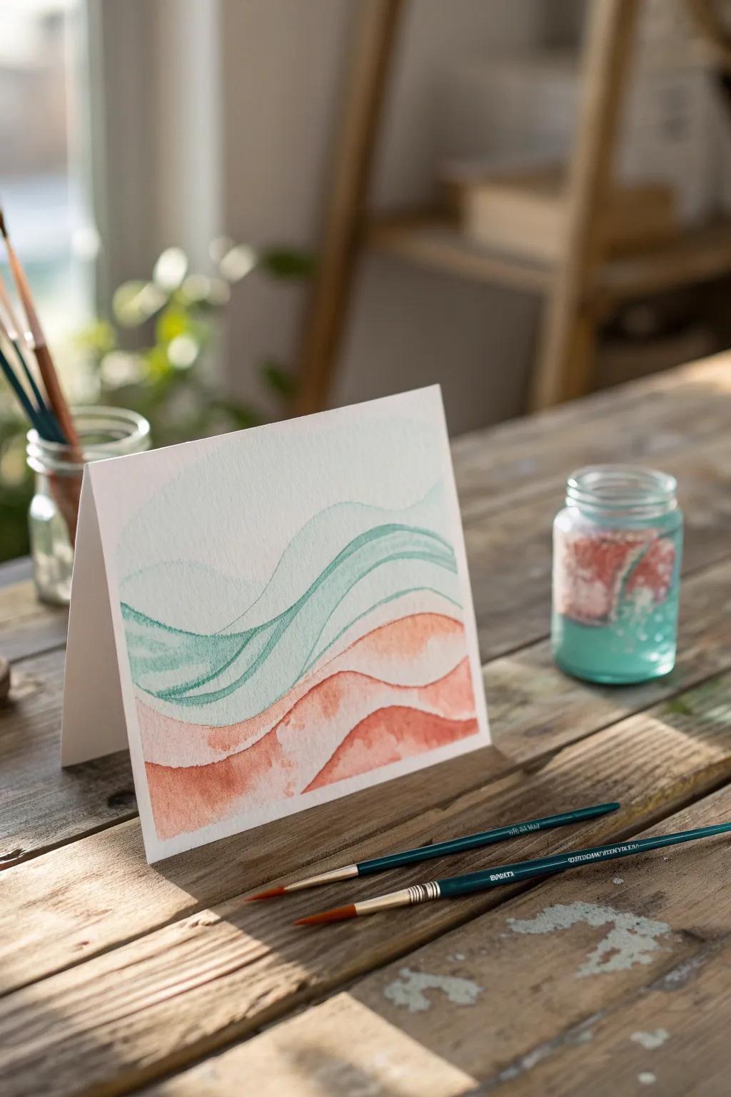 Create heartfelt art with watercolor greeting cards that blend simplicity and vibrant beauty.