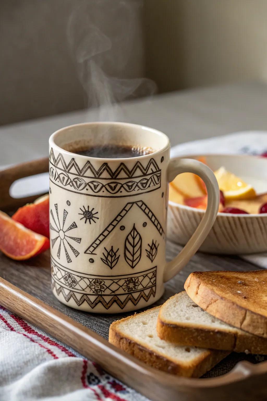 Start your day with a Mesa Verde mug that blends history and modernity.