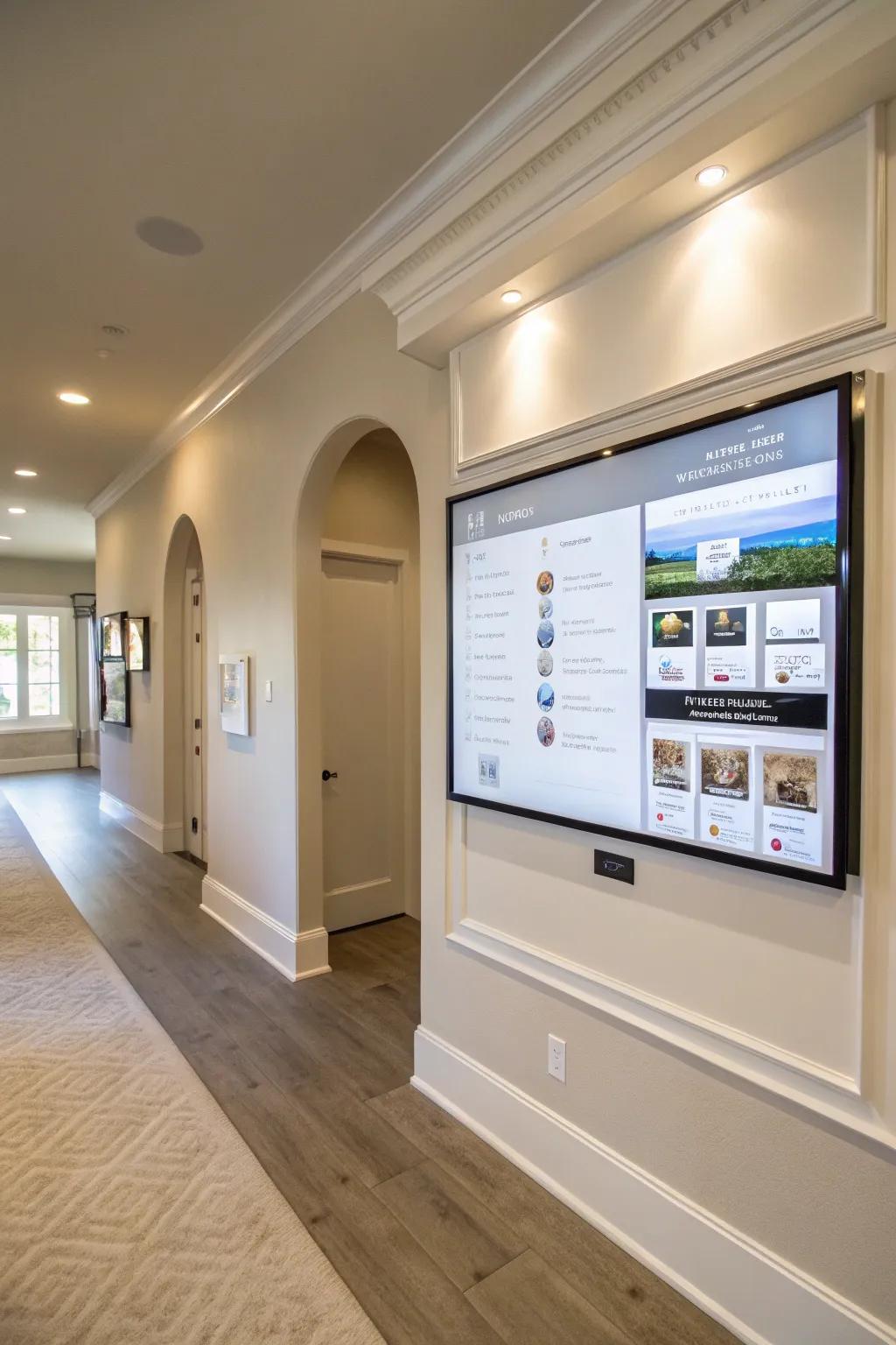 Engage with an interactive touchscreen donor wall.