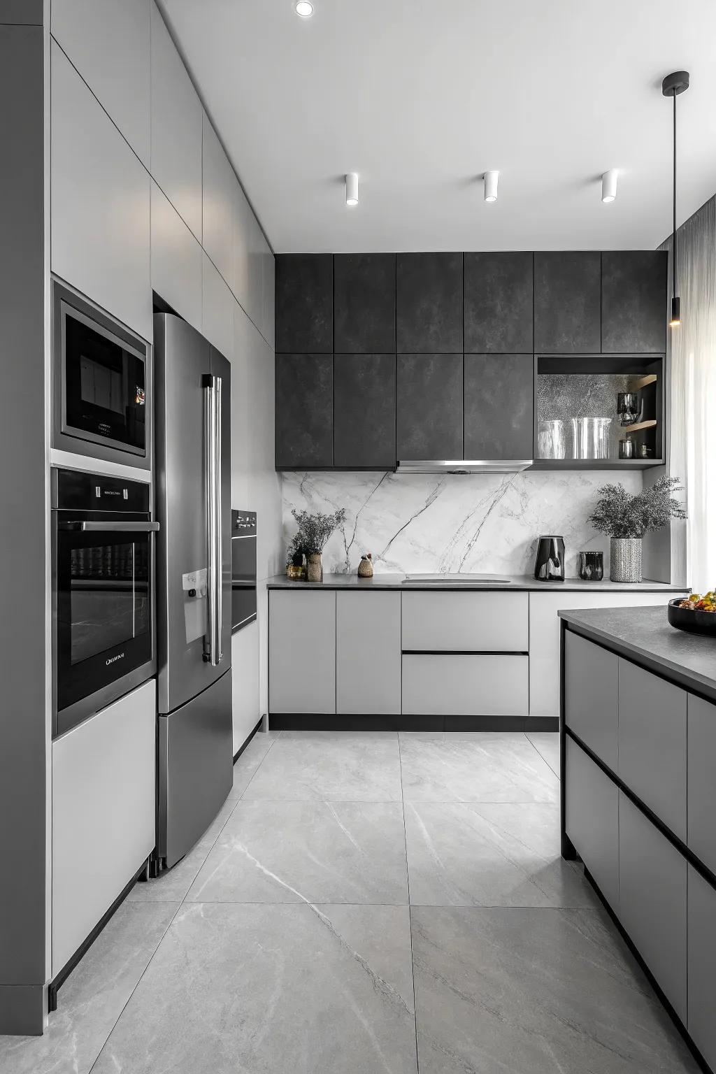 A monochrome palette offers a cohesive and stylish design.