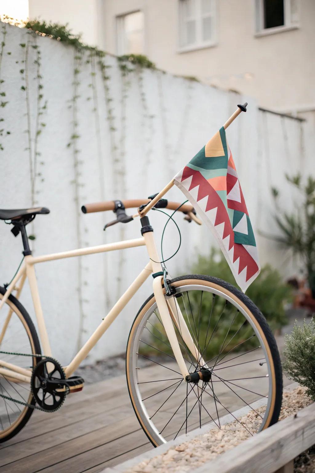 Ride with a touch of whimsy – let your bike flag wave in style!