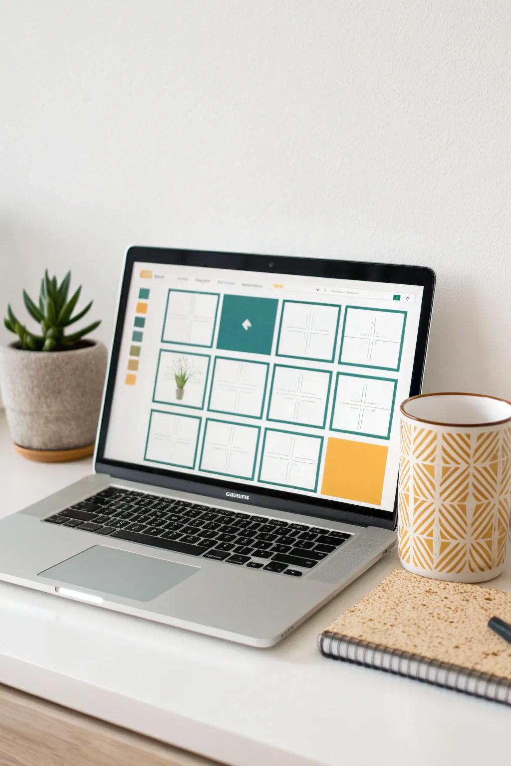 Transform your screen into a serene haven with organized app spaces that blend minimalist functionality with boho charm.