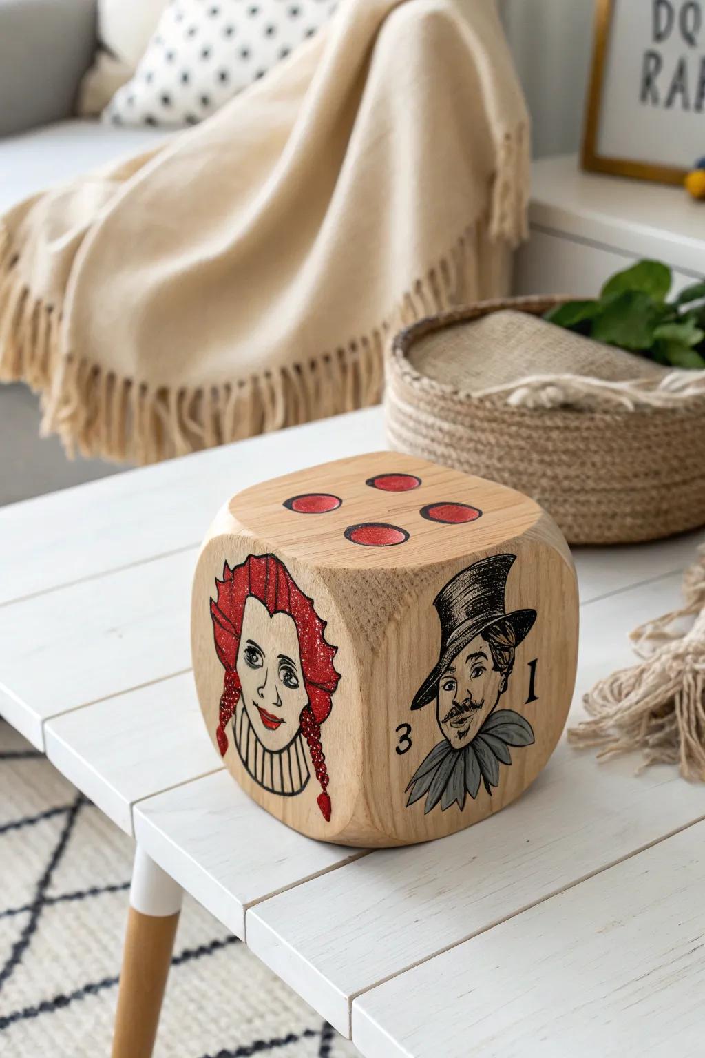 Roll into a world of imagination with personalized character dice that capture the essence of your favorite stories.