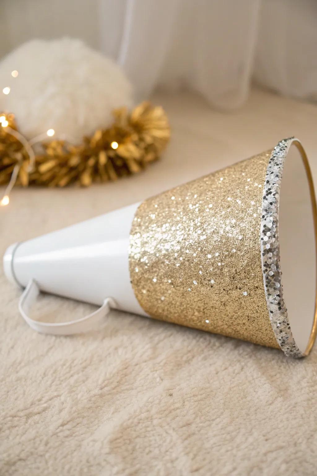 Add a touch of glam to your cheer with dazzling glitter designs!