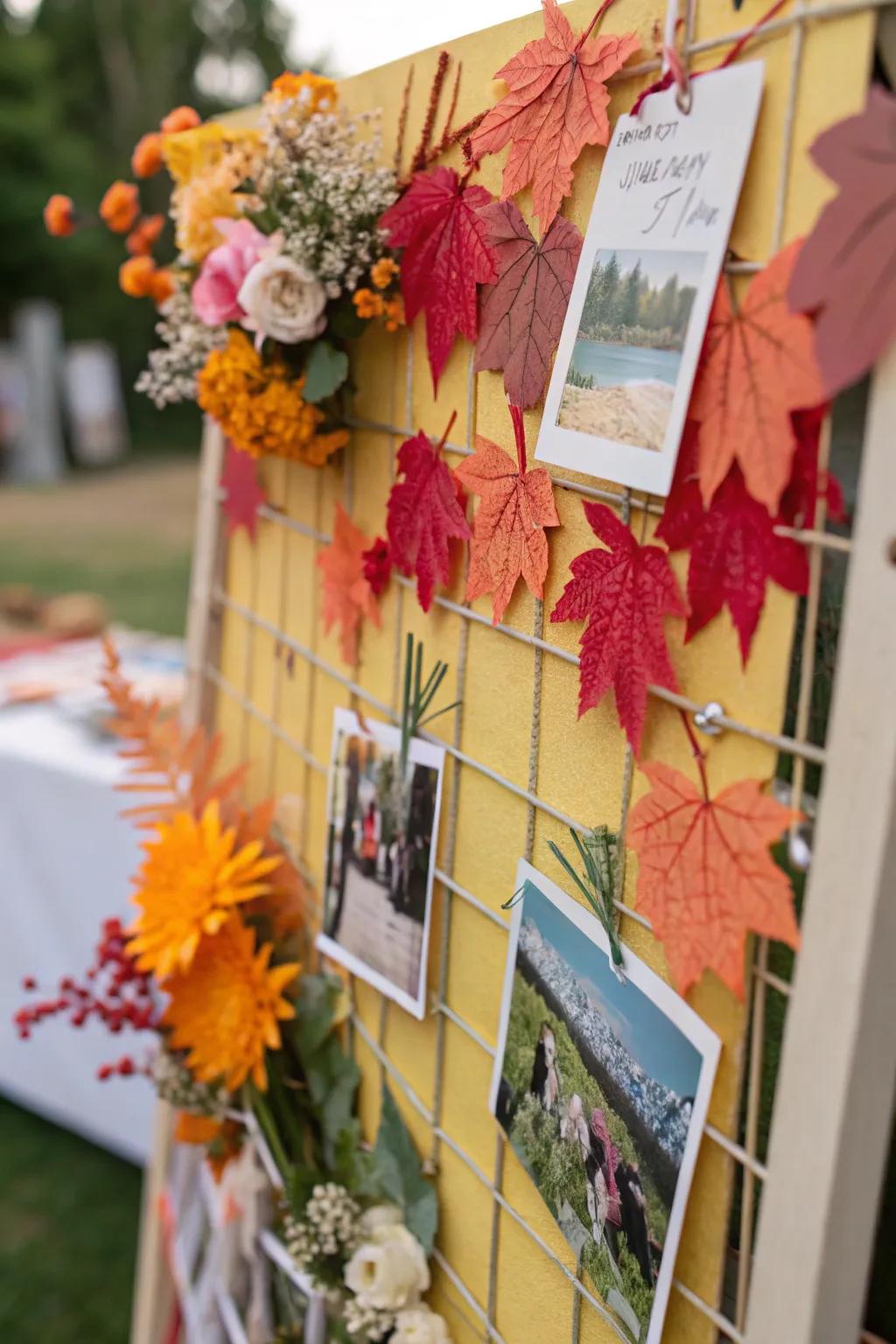 A seasonal theme board, capturing the essence of cherished seasonal moments.