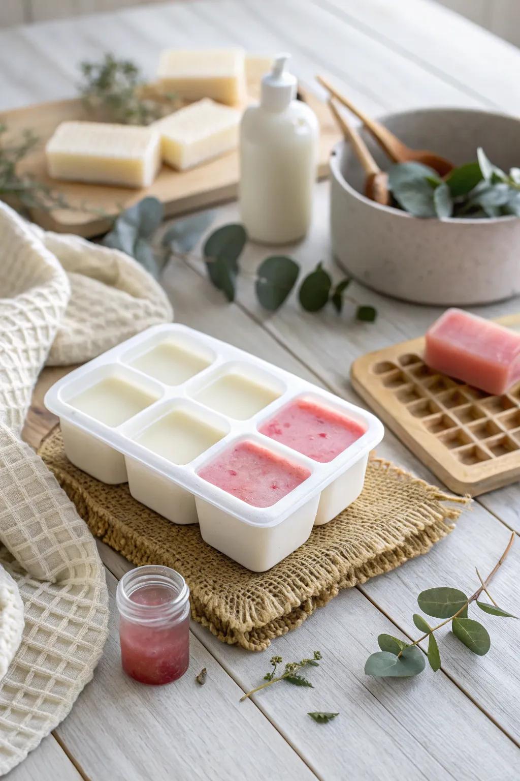 Transform everyday items into stunning DIY soap molds with this minimalist and Boho-inspired approach!