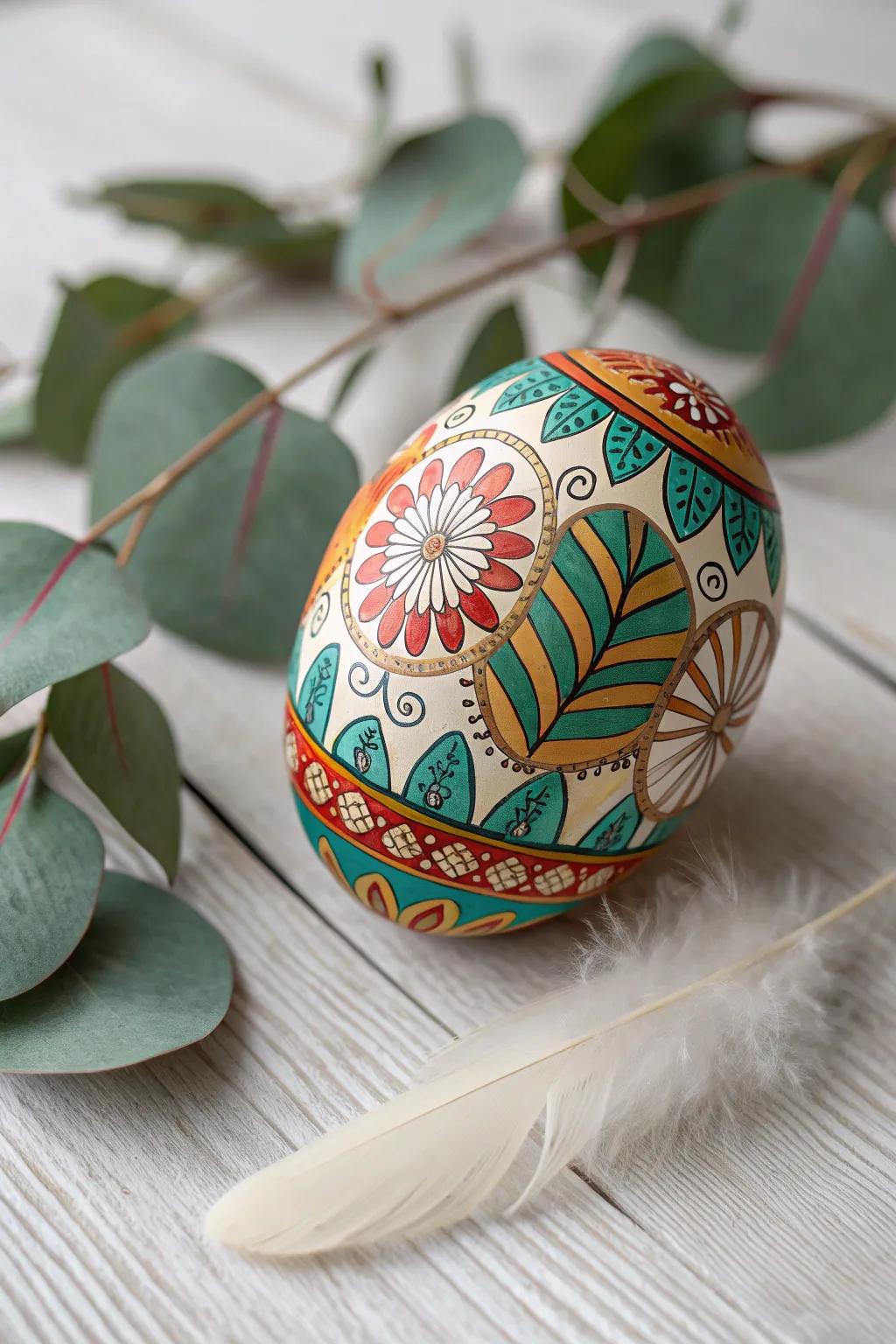 Elevate your Easter preparations with a beautifully crafted Easter egg as your checklist centerpiece.