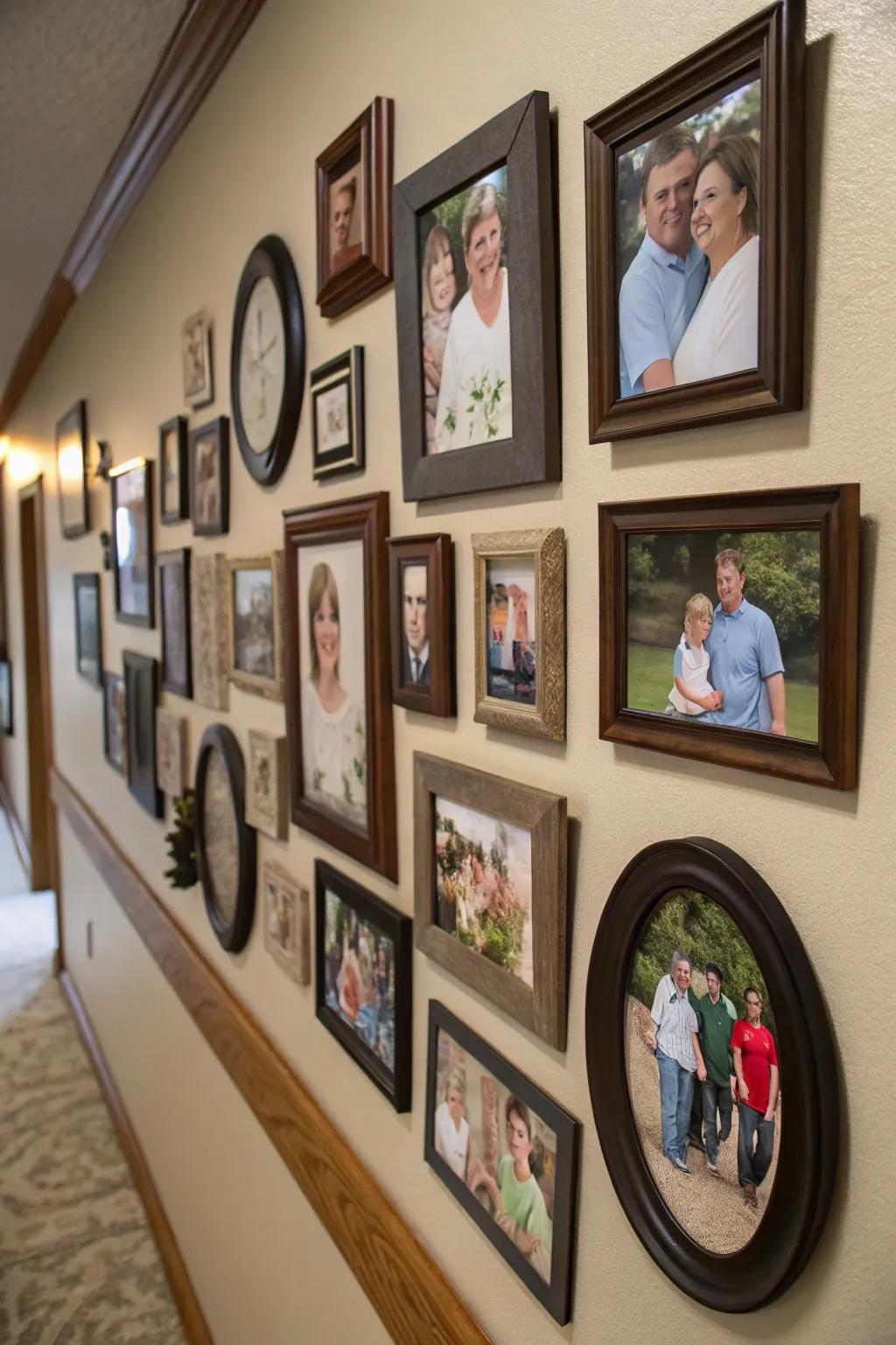 Capture memories with a personalized photo collage plaque.