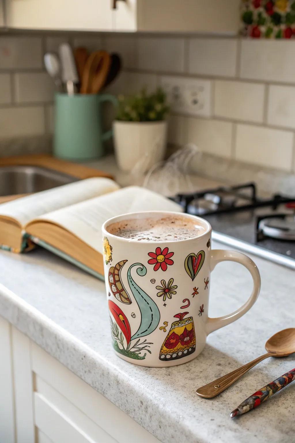 A personalized mug that adds a special touch to daily rituals.