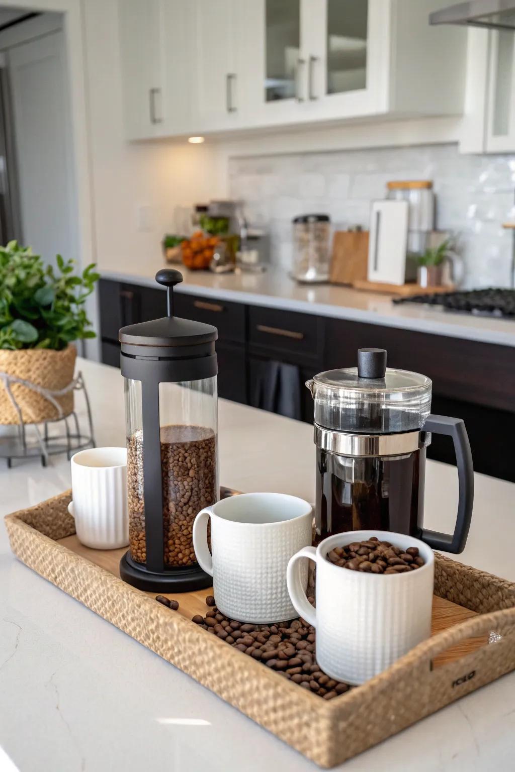 Create the perfect coffee corner for his mornings.