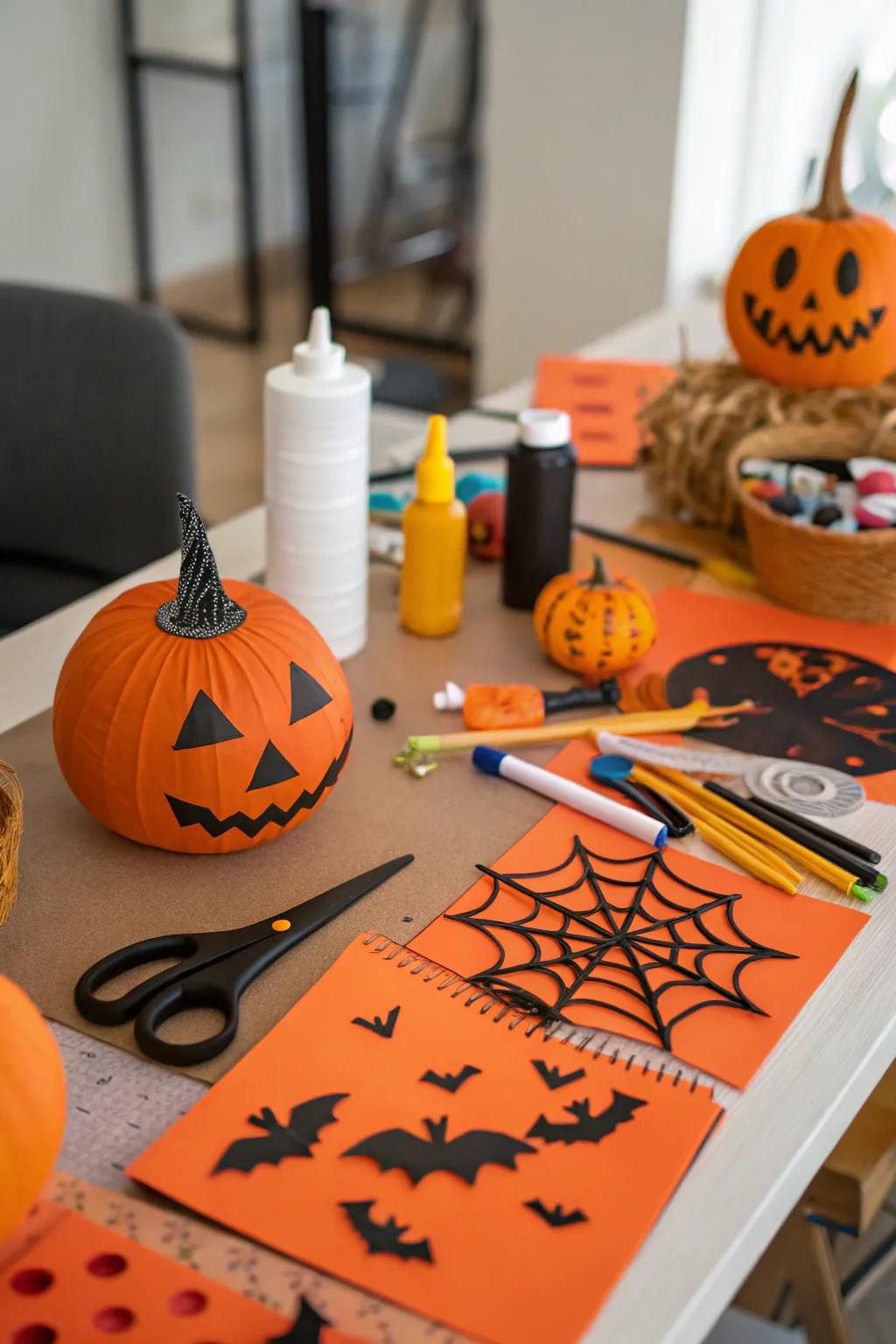 Unleash creativity with a Halloween craft night.