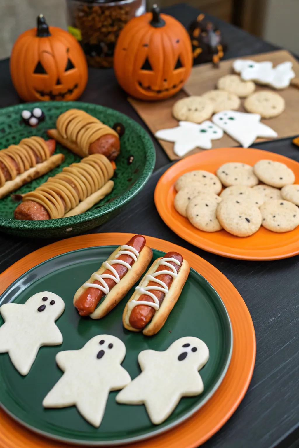 Delight guests with spooky-themed snacks.