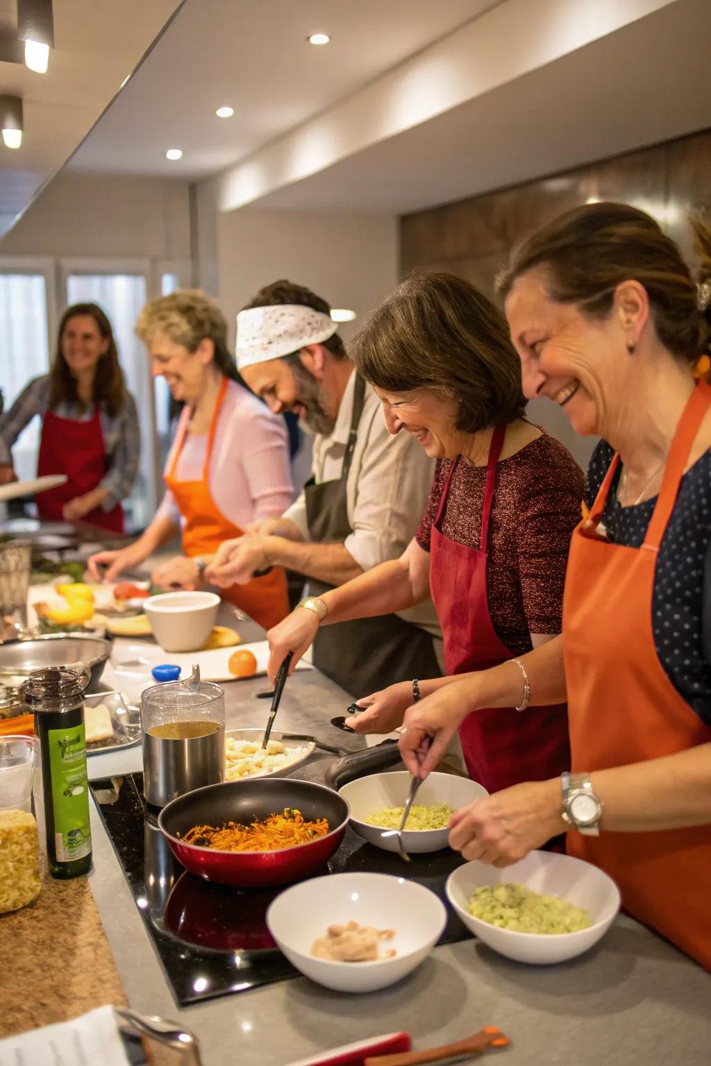 Spice up their kitchen skills with a fun cooking class.