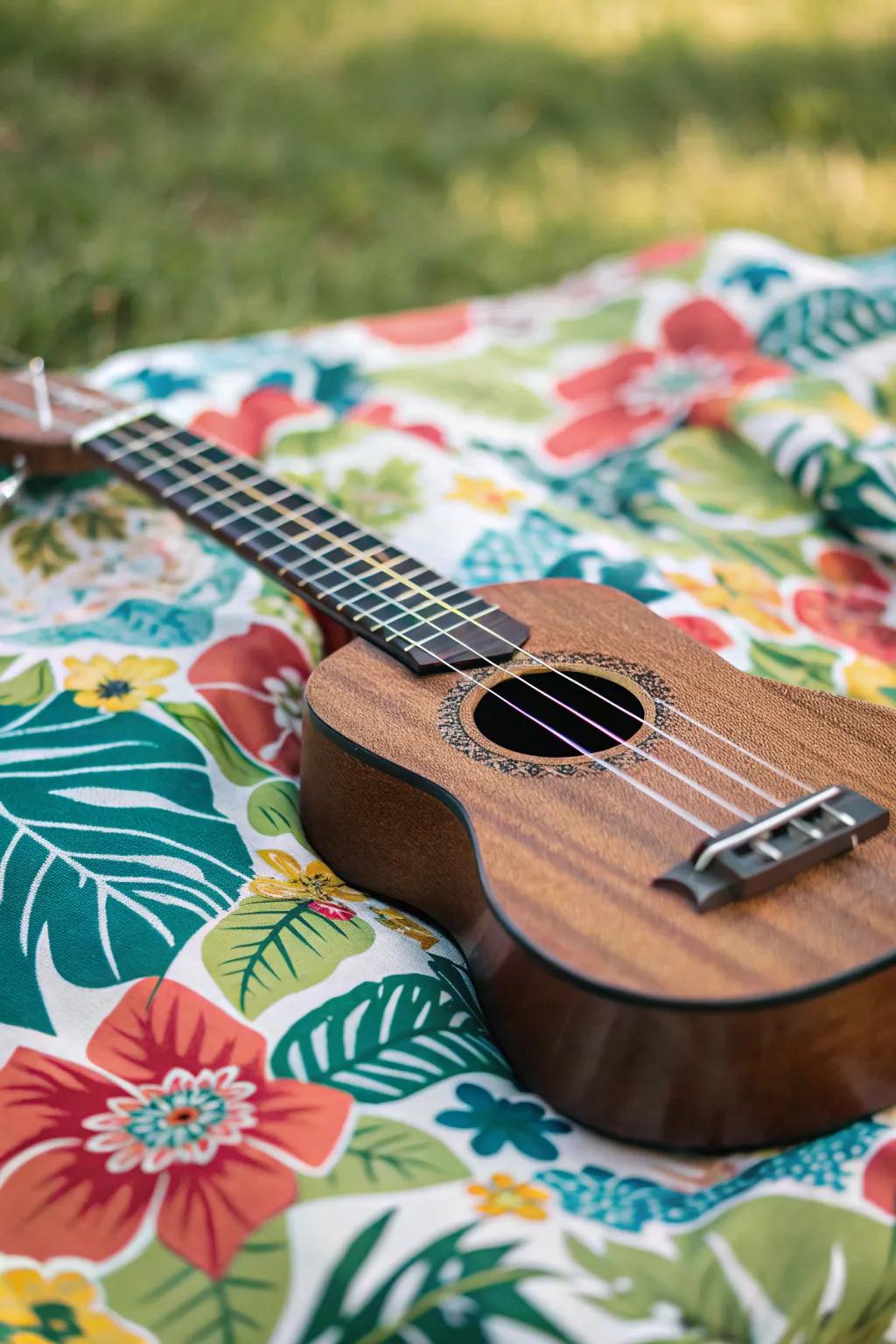 A ukulele, a melodic gift that captures Hawaiian culture.