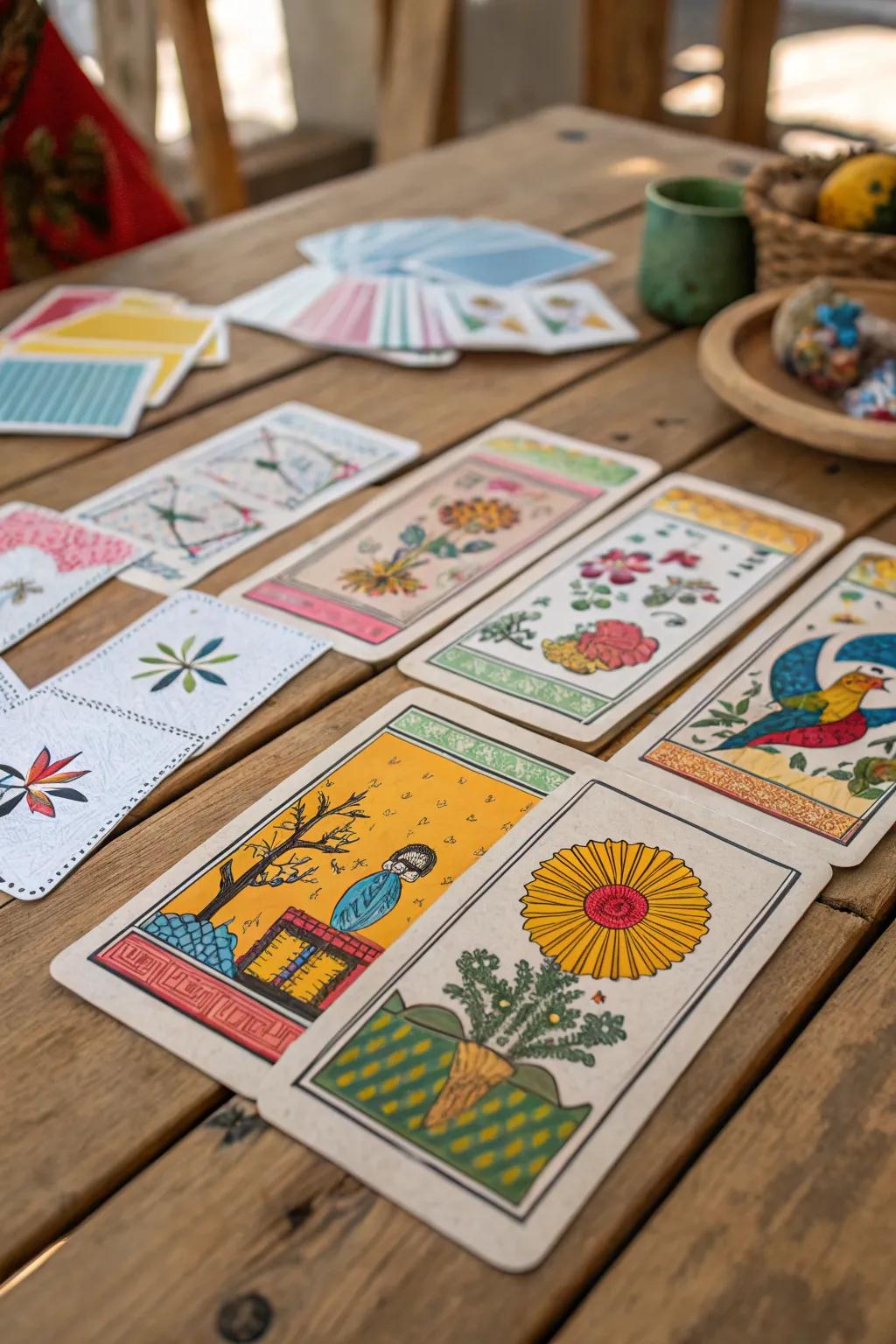 Craft and play with your custom lotería cards.