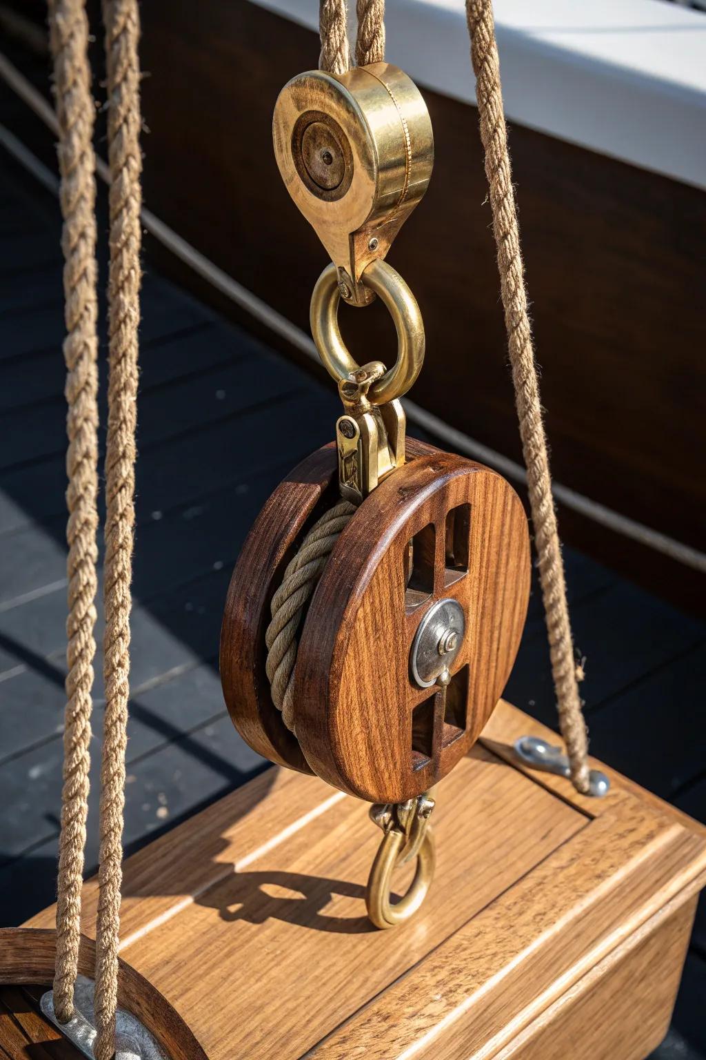 Elevate your school project with this striking lever and pulley combo, showcasing the beauty of engineering and craftsmanship.
