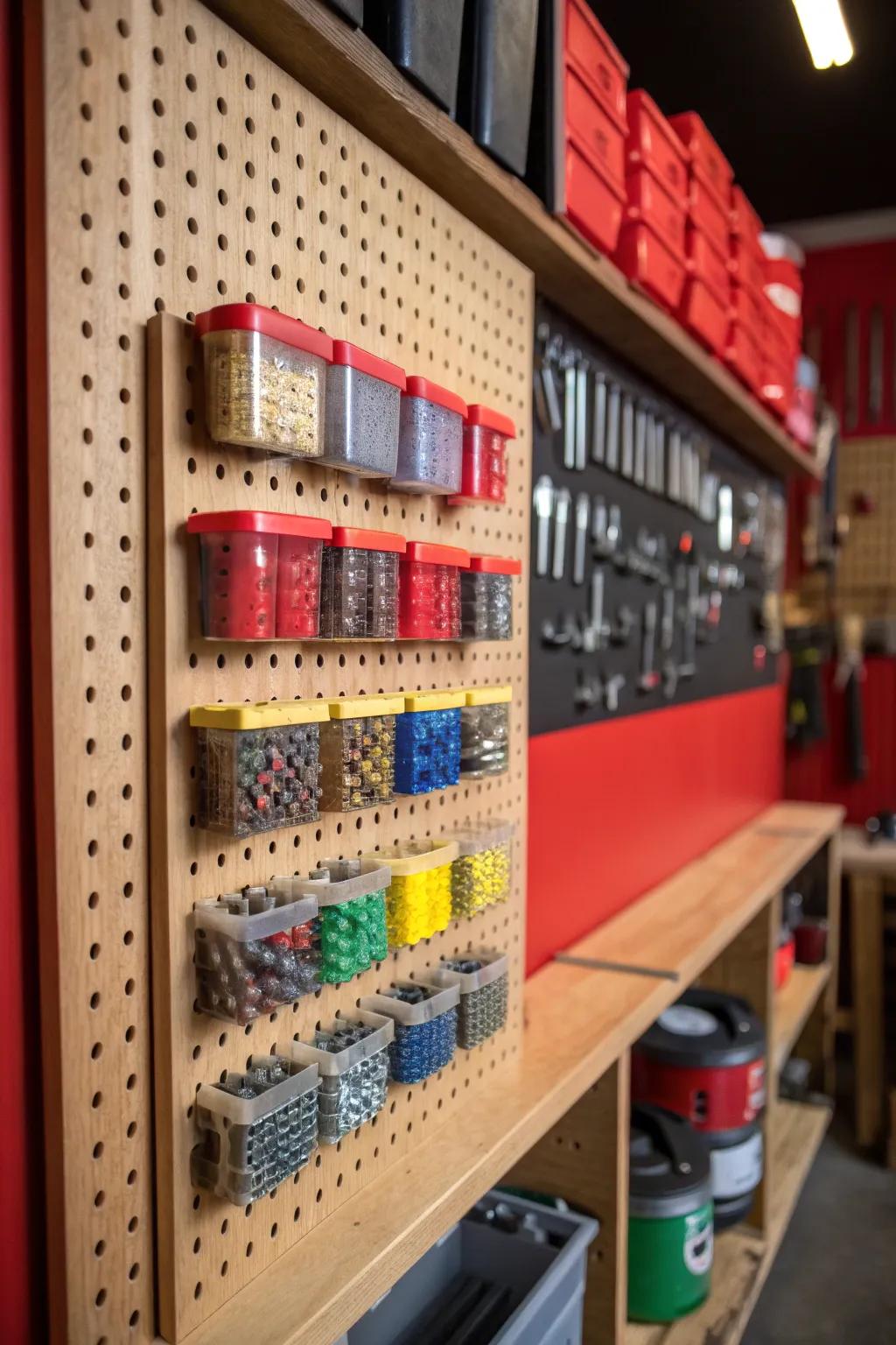 Transform your workshop with pegboard magic—where organization meets craftsmanship.