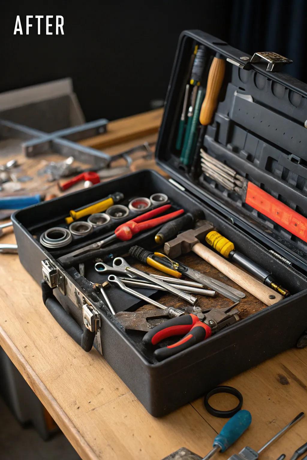 Transform chaos into order: A toolbox makeover journey!