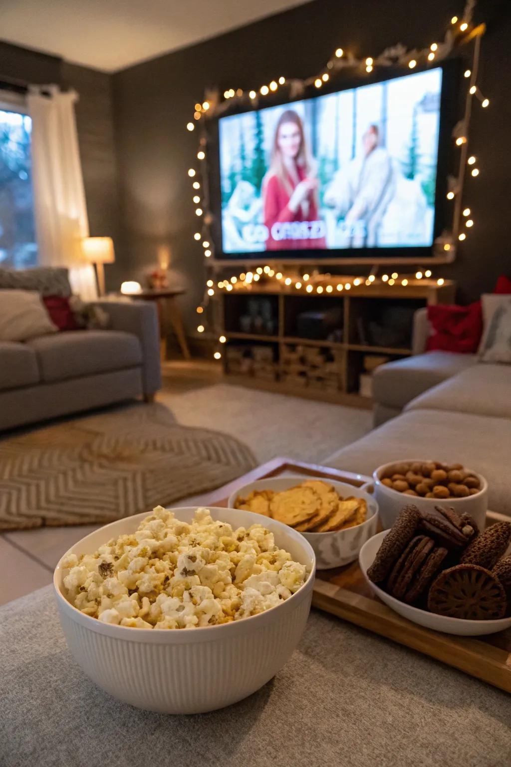 A Christmas movie marathon is a perfect way to enjoy the season with loved ones.