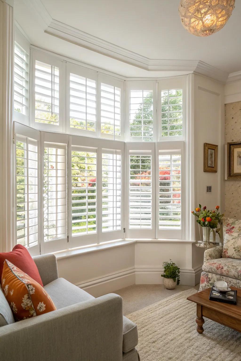 Custom shutters offer a timeless and elegant solution.