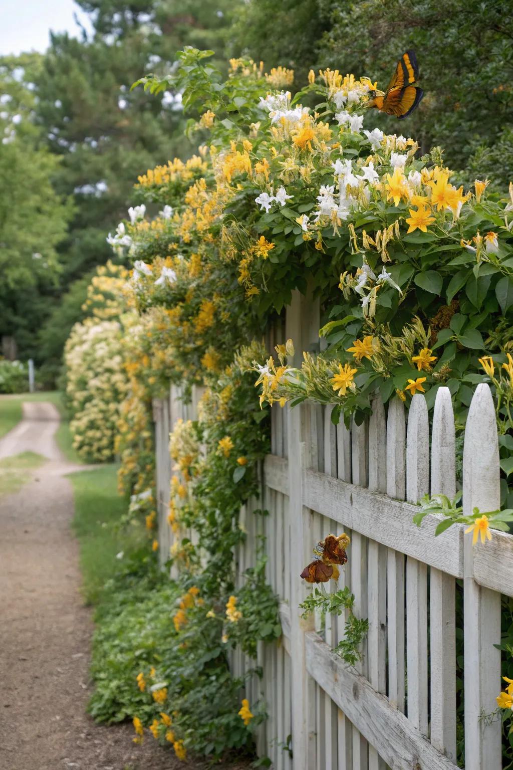 Honeysuckle adds fragrance and attracts wildlife to your garden.