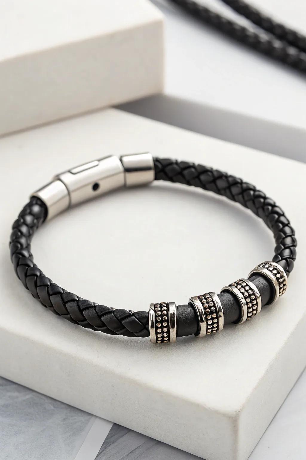 Morse code bracelets carry hidden messages in a stylish way.