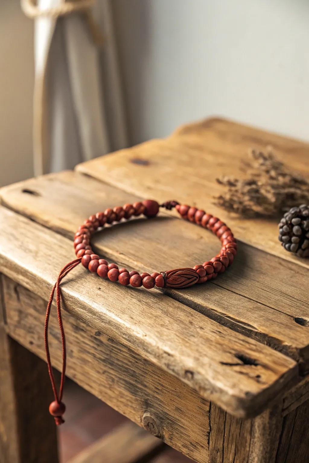 Braiding adds texture and interest to clay bead bracelets.