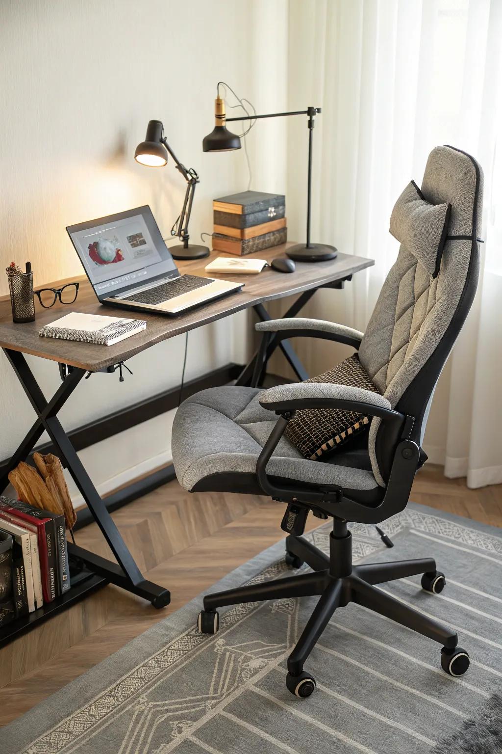 Ergonomic furniture is key to a comfortable and productive workday.