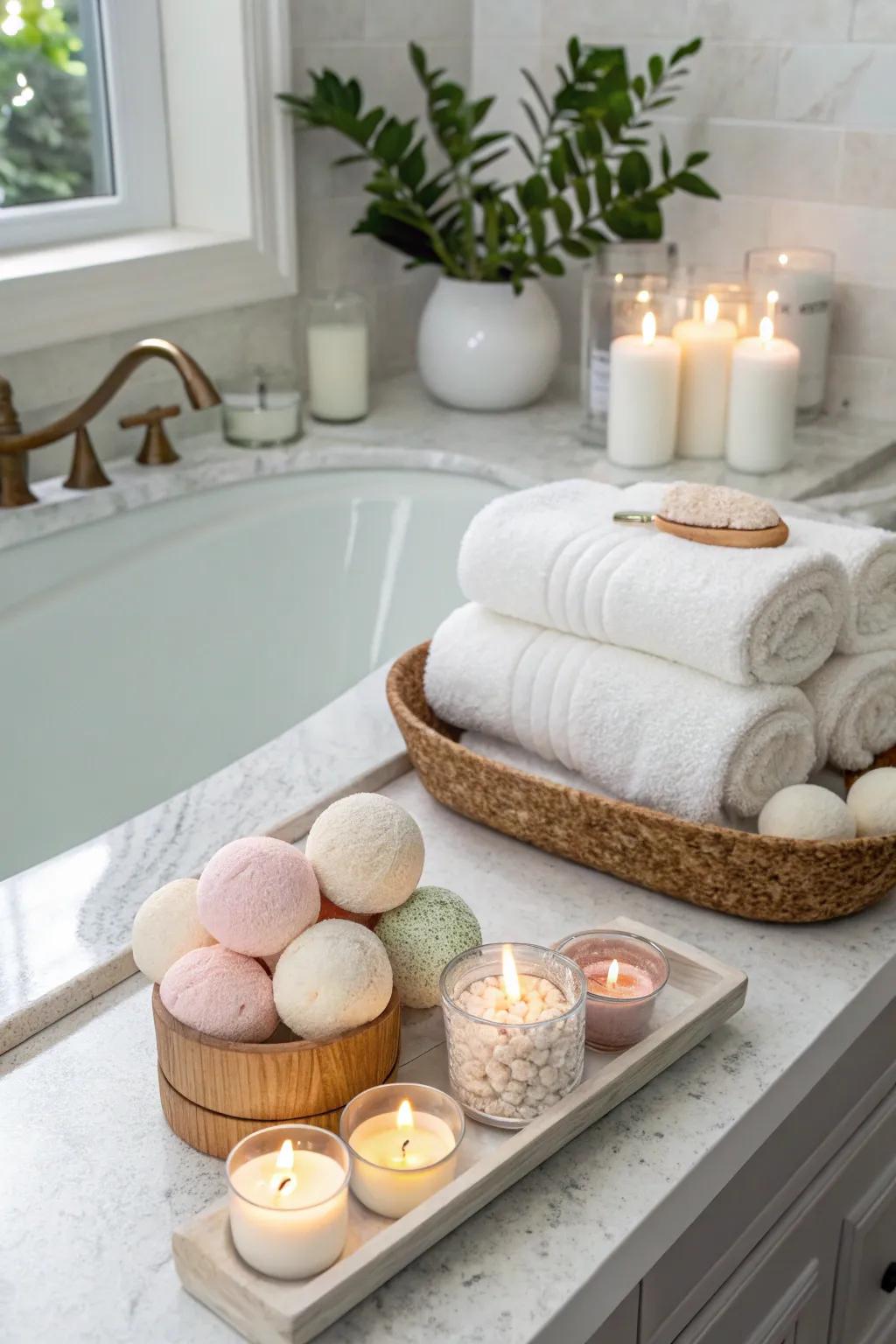 Create a spa-like experience right at home.