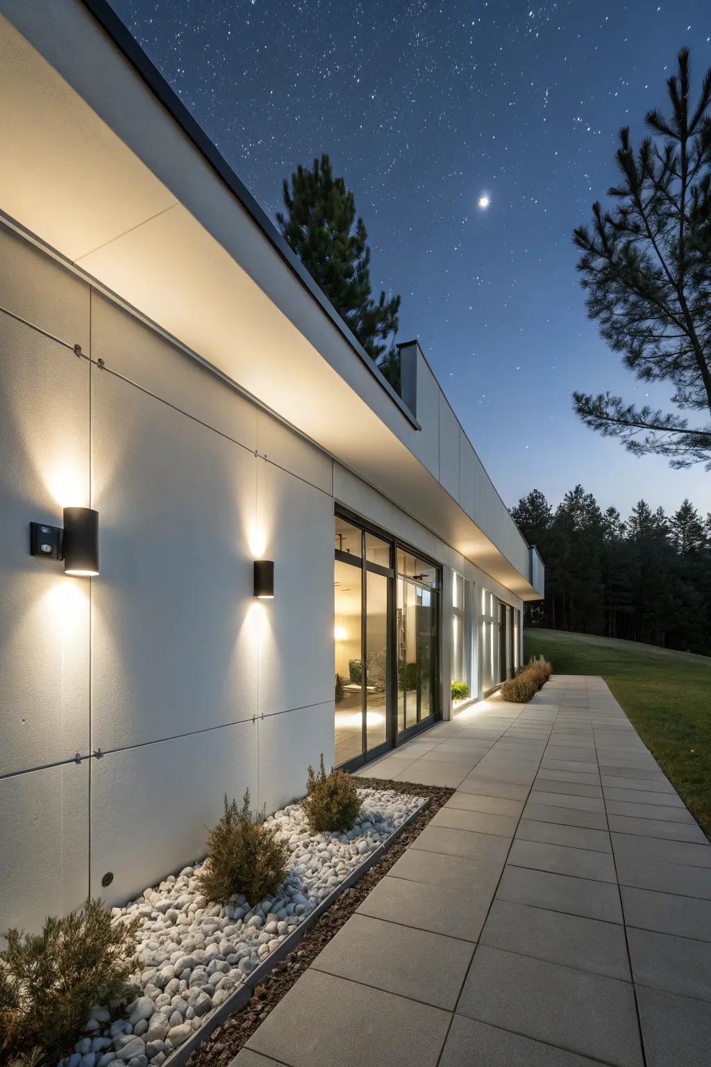 LED panels offer modern, efficient illumination