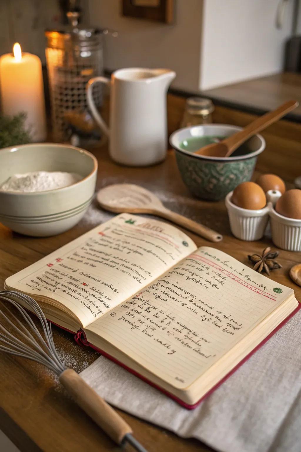 A customized recipe book filled with family favorites is a thoughtful gift for moms who love cooking.