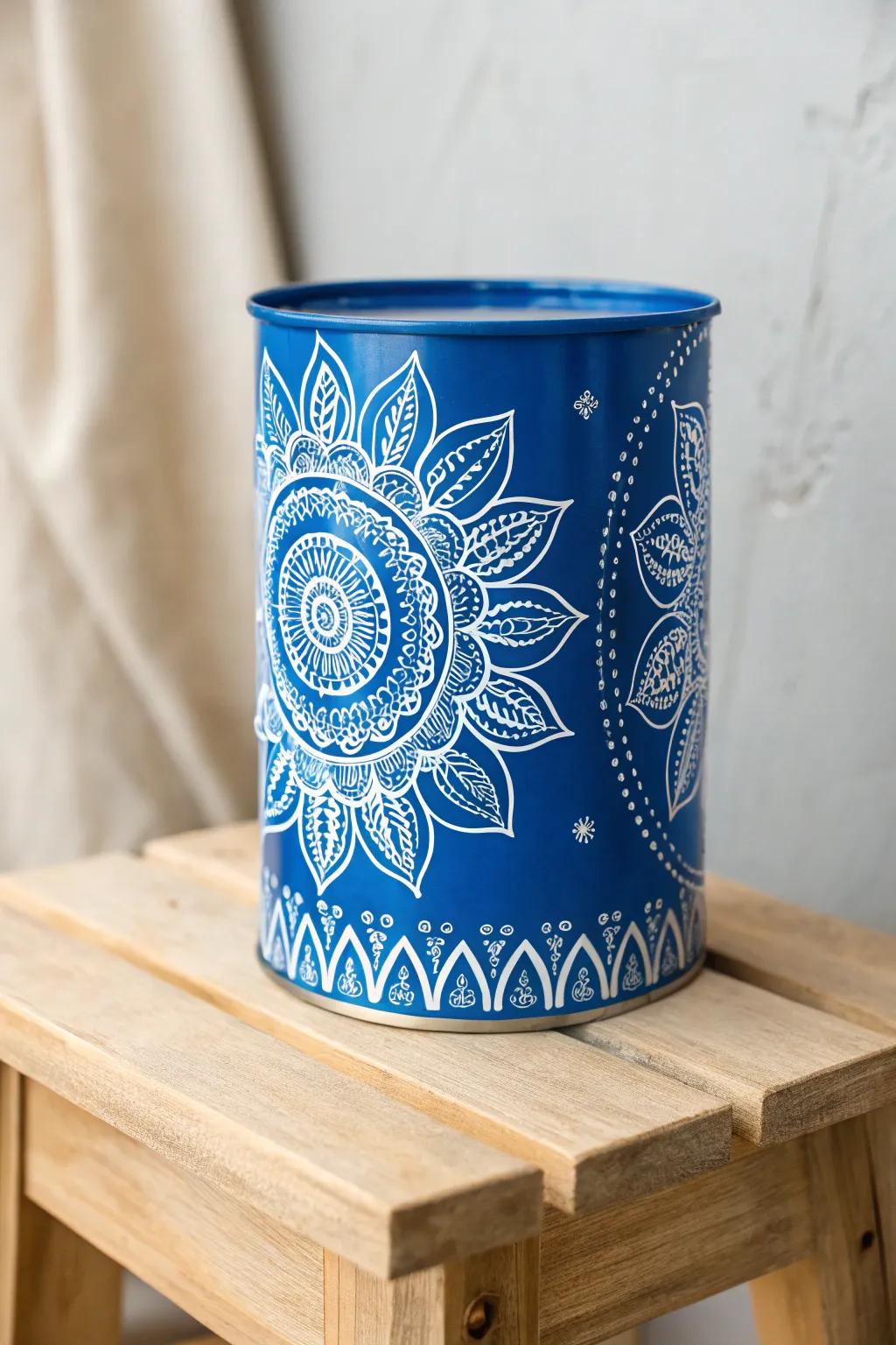 Transform your space with the bold beauty of electric blue craftsmanship.