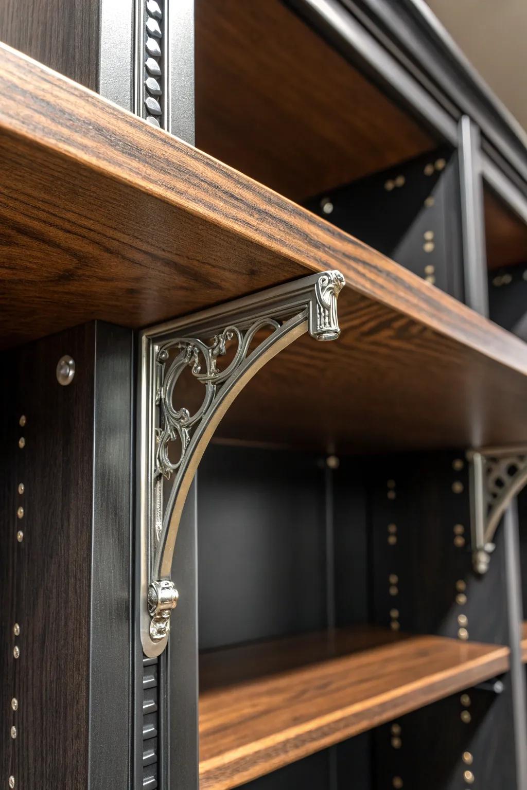 Elevate your pantry with stylish and adaptable shelving solutions.