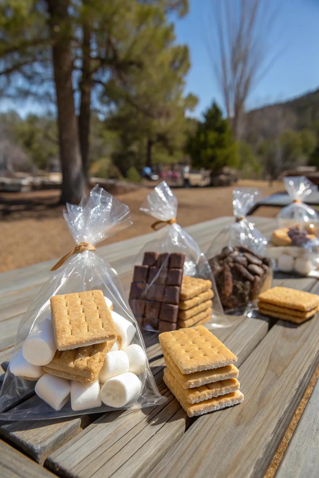 S’mores kits bring a taste of childhood to your guests.