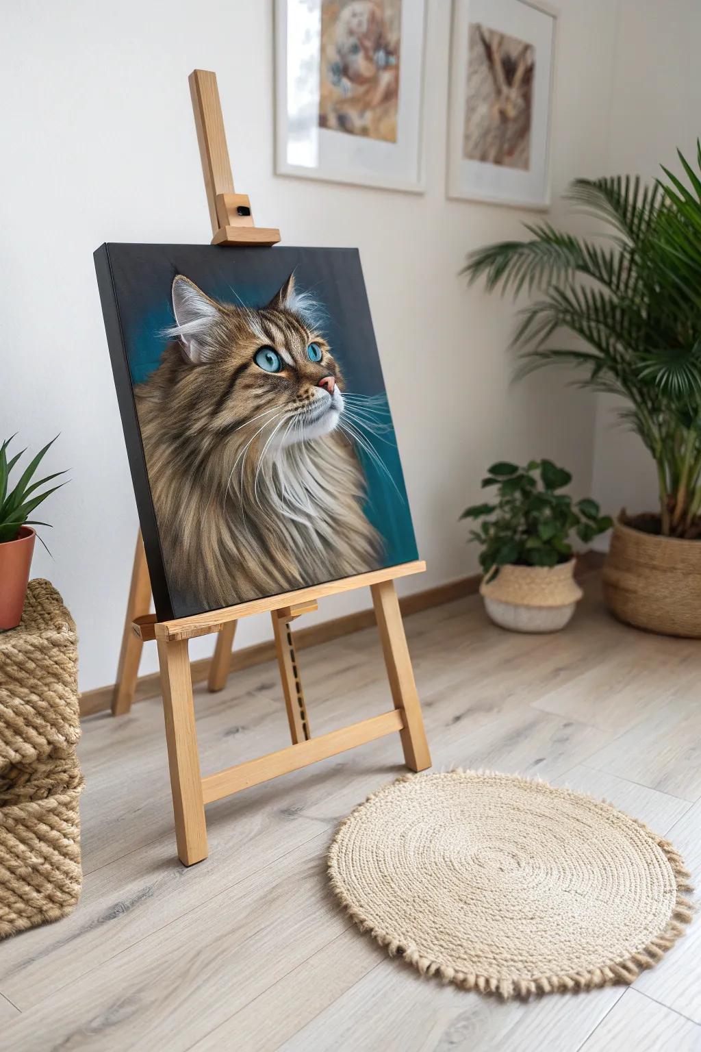 Capture the essence of your beloved pet with a touch of artistry and minimalism. Perfect for beginners exploring the beauty of pet portraits.
