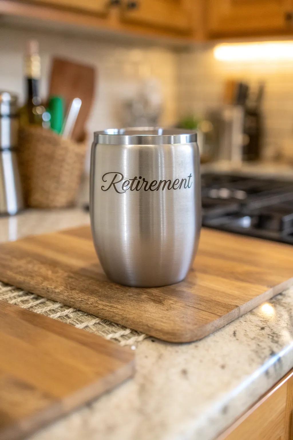 Sip in style with a witty wine tumbler