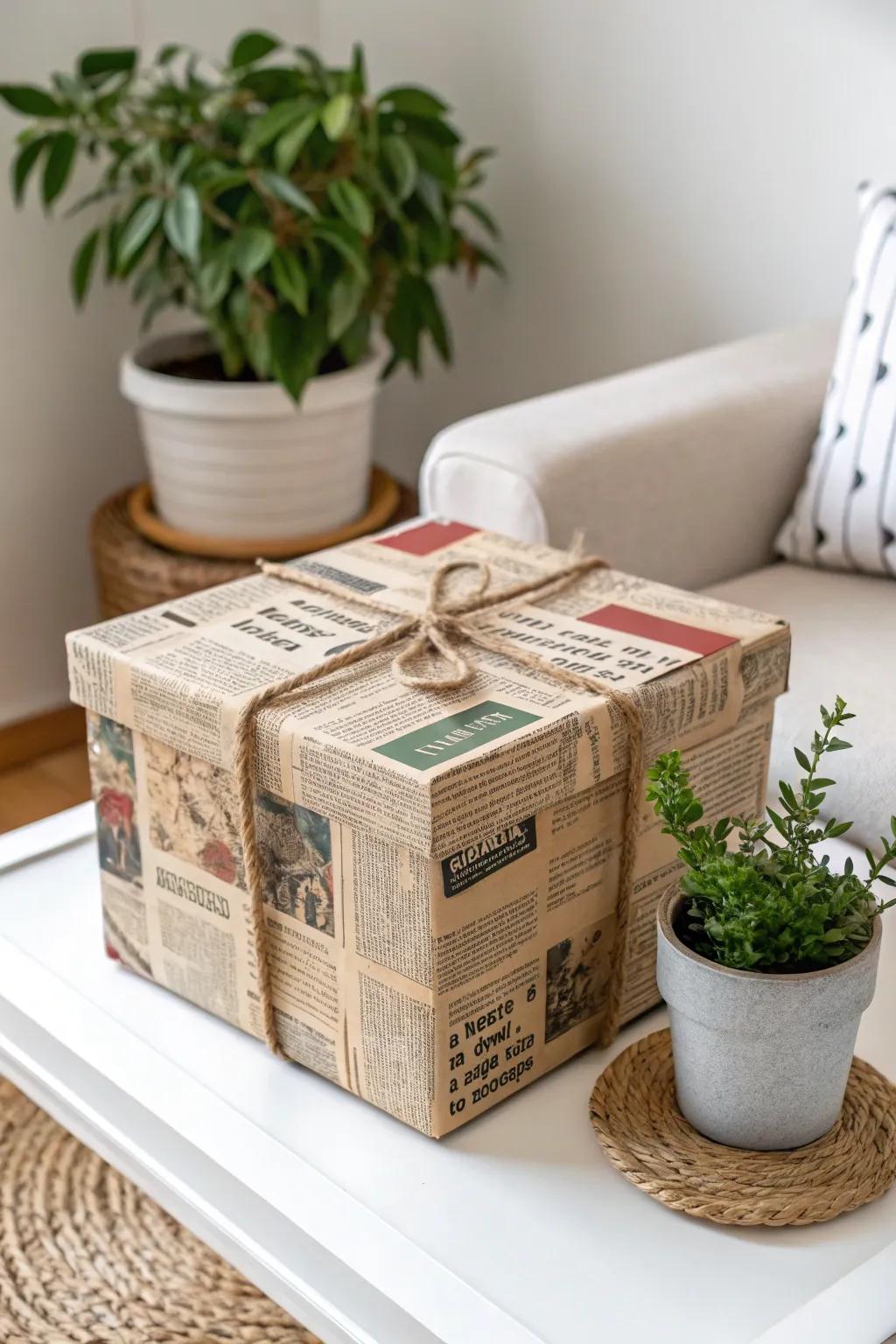 Eco-Friendly Flair: Transform your packaging with a touch of boho elegance using recycled materials.