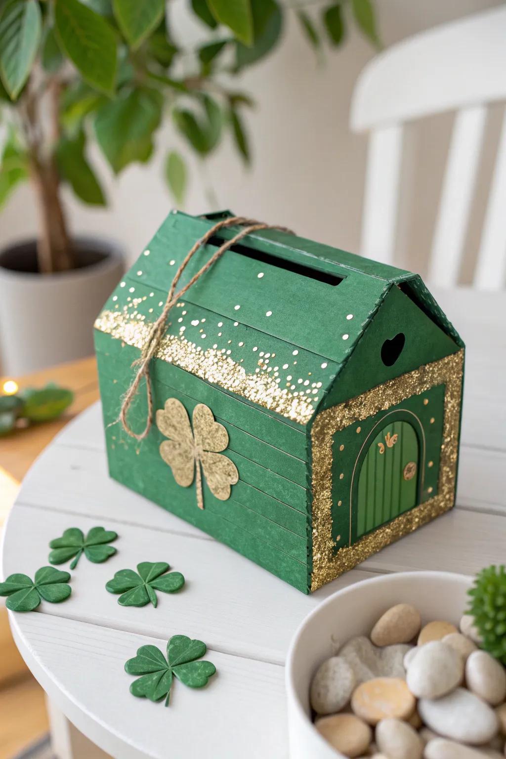 Capture the magic of creativity with this charming leprechaun trap, where simplicity meets a touch of sparkle!