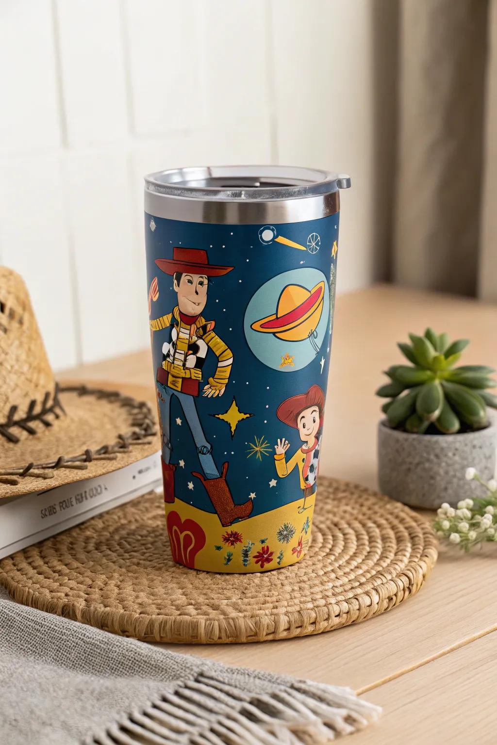Bring the magic of 'Toy Story' to your gatherings with this charming storyboard tumbler—perfect for adding a playful touch to any setting!