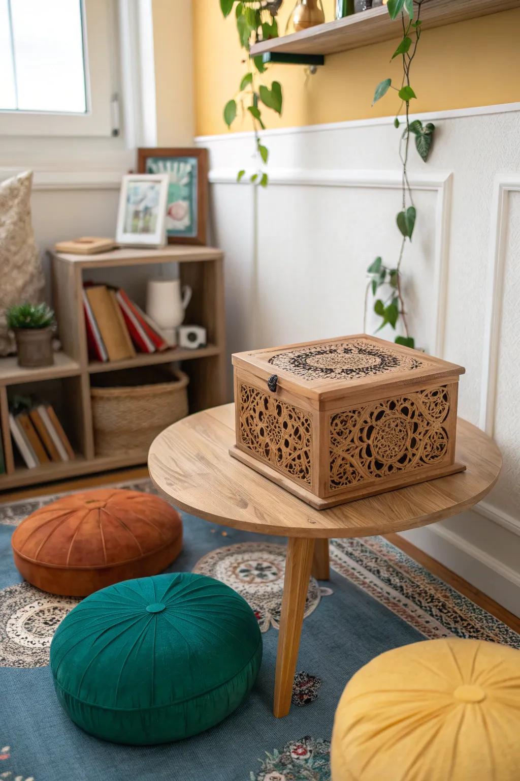 Create a cozy and expressive classroom corner with a beautifully crafted tattle box.